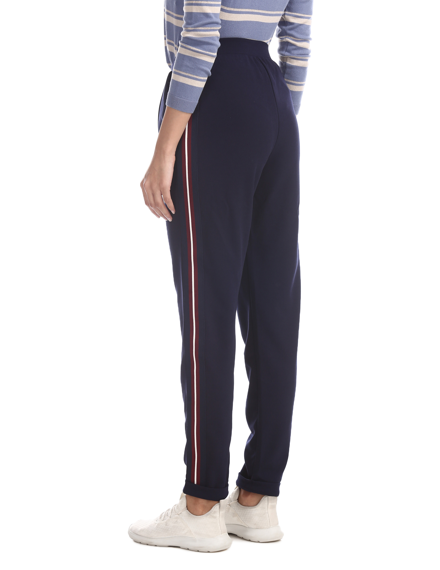 U.S. Polo Assn. Women Casual Wear Solid Trouser